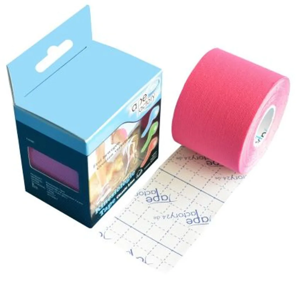 Tapefactory24 Classic Line Kinesiologie Tape 5cm x 5m pink